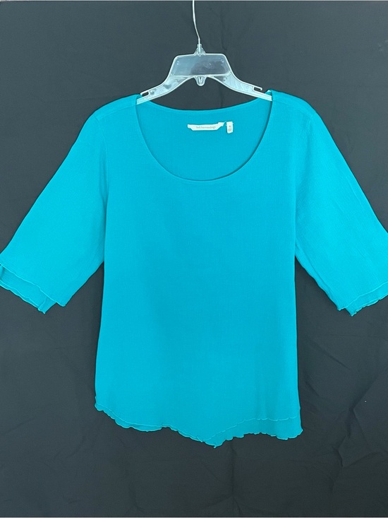 Soft Surroundings Tops - Soft Surroundings Teal Scoop Neck Tunic Top